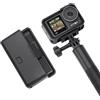 DJI Osmo Action 3 Combo Adventure - Action camera 4K HDR, Impermeabile, 10-bit color, HorizonSteady, Resistente al Freddo, Custodia per Batterie, Manico telescopico, Videocamera per Vlog e YouTube