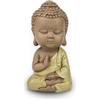 Zen Light Zen'Light Statua Buddha Toge Giallo - Atmosfera Zen nella vostra stanza sacra - Splendida figura come portafortuna - Idea regalo per tutte le generazioni - H 10,7 cm