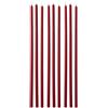 Cereria di Giorgio Risthò Candele Stelo, Cera, Rosso, 0.9 x 37 cm, 12 unità (Confezione da 3)