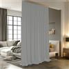 RoomDarkning Tende divisorie per asta da soffitto, tende oscuranti da soffitto con ganci, riduzione del rumore, tenda per la privacy per montaggio a parete a soffitto, 2,5 m di larghezza x 2,1 m di altezza,