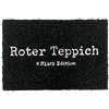 Relaxdays Zerbino in Cocco Antiscivolo Resistenti 60x40 cm Nero per Interni ed Esterni