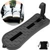 NATGIC Passo della Porta dell'Auto, Esteso Pedale della Porta dell'automobile Pedale dell'automobile Antiscivolo Multifunzionale del Tetto con Martello di Sicurezza Doorstep (21.5cm, Nero)