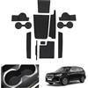 GAFAT Compatibile con BMW X1 U11 iX1 2023-2025 2026 Tappetini Antiscivolo, iX1 X1 2025 Tappetino in Gomma Console Centrale, Non Scivolano, Cuciture Porte, Accessori X1 U11 (Nero)