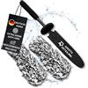 ADEPTX Detailing Spazzola per Cerchi in Microfibra Extra Sottile e Piatta - 42 cm di Lunghezza - 2 Coperture di Ricambio Incluse - Ideale per Tutti i Cerchi - Pulizia Delicata - Spazzola Cerchi Auto