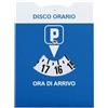 PAIF Disco Orario Auto Europeo Unificato con Busta Protettiva in PVC - 15x12 CM Parchimetro Disco Orario Italiano x Auto e Moto (10, Disco Orario)
