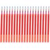 Fdit 100 pz 100 pz penne cancellabili a caldo ricarica penne per marcatura in tessuto ricarica pennarelli in tessuto set per trapuntatura in tessuto cucito sartoria(rosso)
