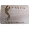 FastCraft Jacko Michael Jackson King of Pop tagliere tagliere per formaggi tovaglietta di legno Fastcraft