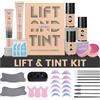 Libeauty Kit Laminazione Ciglia Completo con Tinta Nera, Kit 2 in 1 Ciglia e Sopracciglia, Tinta Nero per Casa e Salone