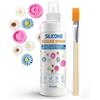 SHOPPGO Distaccante per Resina Epossidica, Distaccante per Stampi, Adatto per Stampi in Silicone, Resina AB, Candele, Saponi, con Pennello, Asciugatura Rapida, Antiaderente, Facile da Sformare, 150ml
