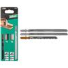 wolfcraft Set di lame per seghetti alternativi, per lavori di demolizione, 3 pezzi - Per realizzare tagli rapidi in legno con materiale incorporato e listelli per tetti - 2359000