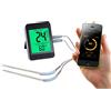Rosenstein & Söhne Termometri per Barbecue - termometro Grill: Termometro Grill m. Bluetooth, App per Android e iOS, 2 sensori di Temperatura (per arrosti Bluetooth, Carne, Barbecue)