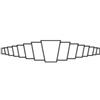 Vesco Ricambio Forbici molla 60 mm A2-R3 1 pz.Vesco