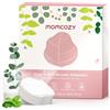 Momcozy - Set di bombe da doccia, 14 pezzi a forma di foglia di eucalipto, con menta e oli essenziali naturali, aromaterapia relax a lunga durata, idea regalo festa della mamma per lei