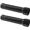 ECSiNG 2 Pezzi Chiavi A Tubo Per Rubinetto In Metallo Chiave Per Tubo Chiave Per Rubinetto Installazione E Riparazione Utensili Manuali Diametro 34mm E 40mm Lunghezza 200mm Nero