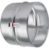 AIROPE-AS -80 mm,Raccordo, Riduttore di condotto,Connettore,Acciaio Zincato, Resistente alla Corrosione,Per Ventilazione,Riscaldamento,Drenaggio,Scarico, Climatizzazione,Prestazioni Durature