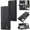 Sojlecyu Cover per Samsung Galaxy S22 Ultra 5G Custodia, a Libro Portafoglio in Premium Pelle PU Porta Carte Flip Case Supporto Protezione Case Cover per Samsung Galaxy S22 Ultra 5G, Nero