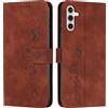 EATCYE Cover per Samsung Galaxy A04S / A13 5G / M13 5G / A04 4G, Flip Libro Libretto Custodia in Pelle PU per Samsung A04S/A13 5G/M13 5G/A04 4G [Slot per Scheda] [Funzione di Supporto] (#Marrone)