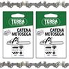 youth care Set 2 Catene Motosega 66 Maglie - passo 325" spessore 1.5mm - per Barra 40cm/16 - Basso Contraccolpo, Alta Durata - Qualità Tedesca Terra Ricambi - Per Uso Agricolo, Forestale e Fai da te.