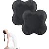 Heyumybit Tappetini per Ginocchiere Antiscivolo,2 Pezzi Yoga Ginocchiere,Comodo Supporto Pad,Tappeto Palestra,Cuscino Yoga Portatile per Ginnastica,Pilates,Aerobica