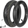 VOLOHAS 9 x 2 pneumatici tubeless da 9 pollici con doppio spessore tubo per Ninebot E22/E25/Odys Pax/Okai Neon accessori per scooter elettrico ispessiti pneumatici da strada (1 set)