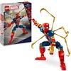 LEGO | Marvel Personaggio Costruibile di Iron Spider-Man, Gioco d'Azione per Bambini e Bambine da 8 Anni con Supereroe Snodabile, Action Figure con 4 Braccia Extra, Idea Regalo da Collezione 76298