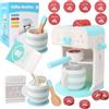 Dreamon Macchina Del Caffè In Legno Per Bambini – Set Gioco Cucina Con Accessori – Regalo Educativo - 3