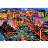 Jigso Puzzles Per Adults 1000 Pezzi, Las Vegas City Night Scenery ，Giochi per allenare la mente personalizzati per adulti, rompicapo antistress per adulti e per tutta la famiglia.