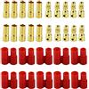 OliYin 10 Set Maschio Femmina HXT 3.5mm Oro Banana Bullet connettore Spine con Set di custodie per Batteria Lipo/ESC/Multicopter