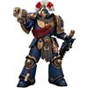 JOYTOY Warhammer 40K 1/18 Action Figure Ultramarines Reliquia Secundus Armatura con Artificer Bolt Rifle spada catena e Bolt Pistol Collection Modello 13 cm