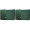 Windhager - Telo Protettivo Leggero, Verde, 2 x 3 m (Confezione da 2)