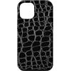 Awesome crocodile Coccodrillo nero, disegno della pelle di alligatore Custodia per iPhone 12/12 Pro