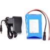 AFTERTECH Pacco Batteria Pila 12V 7000mAh 7Ah Ricaricabile al Litio 111x73x19mm 3s2p 12,6v G4E2