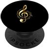 Disegni di note musicali con chiave di v Chiave di violino simbolo musicale nota Design Chiave di PopSockets PopGrip Intercambiabile