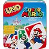 Mattel Games - UNO Super Mario, versione ispirata al videogioco con i personaggi animati a tema, mazzo da collezione con regole speciali e carta Super Star, 7+ anni, HJC89
