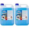 Rhütten Liquido Radiatori -10°C, Liquido Permanente Tradizionale Blu a Base Glicolica, 5Kg (Confezione da 2)