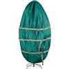 TINY TIM TOTES - Custodia in tela per albero di Natale, altezza 22,9 m, colore: Verde