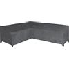Easy-Going Copridivano componibile a L per patio, 200 x 104, impermeabile per esterni, resistente copertura per mobili da giardino con presa d'aria (lato sinistro, grigio scuro)