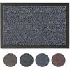 Carpido Zerbino Blu screziato 60 x 80 cm per interni - Classico tappeto da ingresso ad asciugatura rapida - Tappeto antiscivolo - Zerbino resistente