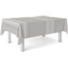 ECOMMERC3 | Tovaglia in tela cerata rettangolare dimensioni 140 x 140 cm - stile, durata e facile pulizia per il tuo tavolo - Tovaglia in tela cerata antimacchia e impermeabile - OSLO BEIGE