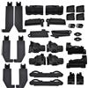 CANJPTON Kit Riparazione Tettino Compatibile con FIAT 500 C Cabrio 30 Pezzi Guide Tetto Tettino 500C