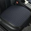 Eclove Cuscino per Sedile Auto Elegante, Cuscino Sedile Auto Anteriore in Pelle, Cuscini per CarTraspirante, Cuscino Autos Guidatore Antiscivolo, per Maggior Parte Delle Autos (Nero-Blu, 50×50 cm)