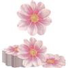 Kotkiddy 40 Serviette da Cocktail a Forma di Fiore Rosa Monouso Serviette di Carta Floreali per Matrimonio Feste per Bambini Compleanni Feste Estive Decorazioni per Tavol
