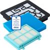DEGG Set Filtri - Compatibile con Philips PowerPro Compact - Sostituisce Filtri FC9331/09 FC9332/09 - Filtro Motore & Filtro Scarico - Filtri Aspirapolvere - Qualità Premium - 3-IN-1