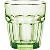 Bormioli Rocco Rock Bar Lounge Mint vetro del whisky 270ml, verde, indurito, 6 vetro