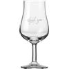KROSNO Bicchiere con scritta „Thank You", „Grazie" per whisky, brandy e liquori 110 ml,1 pezzo - elegante cristallo senza piombo - regalo, bicchiere decorativo, ringraziamento