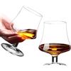 RYHMHA Set di 2 bicchieri da cognac in cristallo, bicchieri da whisky da 450 ml/15 oz, ideali per whisky, cocktail, birra e bevande per feste a casa, compleanni, matrimoni