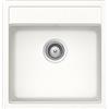 SCHOCK | Lavello Cucina NEMO N100XS Bianco Assoluto, 406x508, Lavello 1 Vasca Extra Small in Cristalite, Abbinabile con miscelatori, Piani Cottura e Forni, Resistente a Urti e Alte Temperature