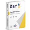 Rey, 1 risma da 250 fogli, formato A4 Text & Graphics, 160 g