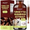 Penoran Gocce di Funghi Coda di Tacchino per Cani e Gatti, con Reishi e Chaga. Adatte a cuccioli, anziani e post-operatori, offrono regolazione immunitaria e azione antiossidante.