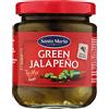 Santa Maria, Green Sliced Jalapeños, Peperoni Verdi a Fette, Gusto Ricco e Molto Piccante, Esalta il Sapore di Tacos, Pizze, Fajitas, Enchiladas, Ideale per Arricchire ogni Tuo Piatto, 215 g